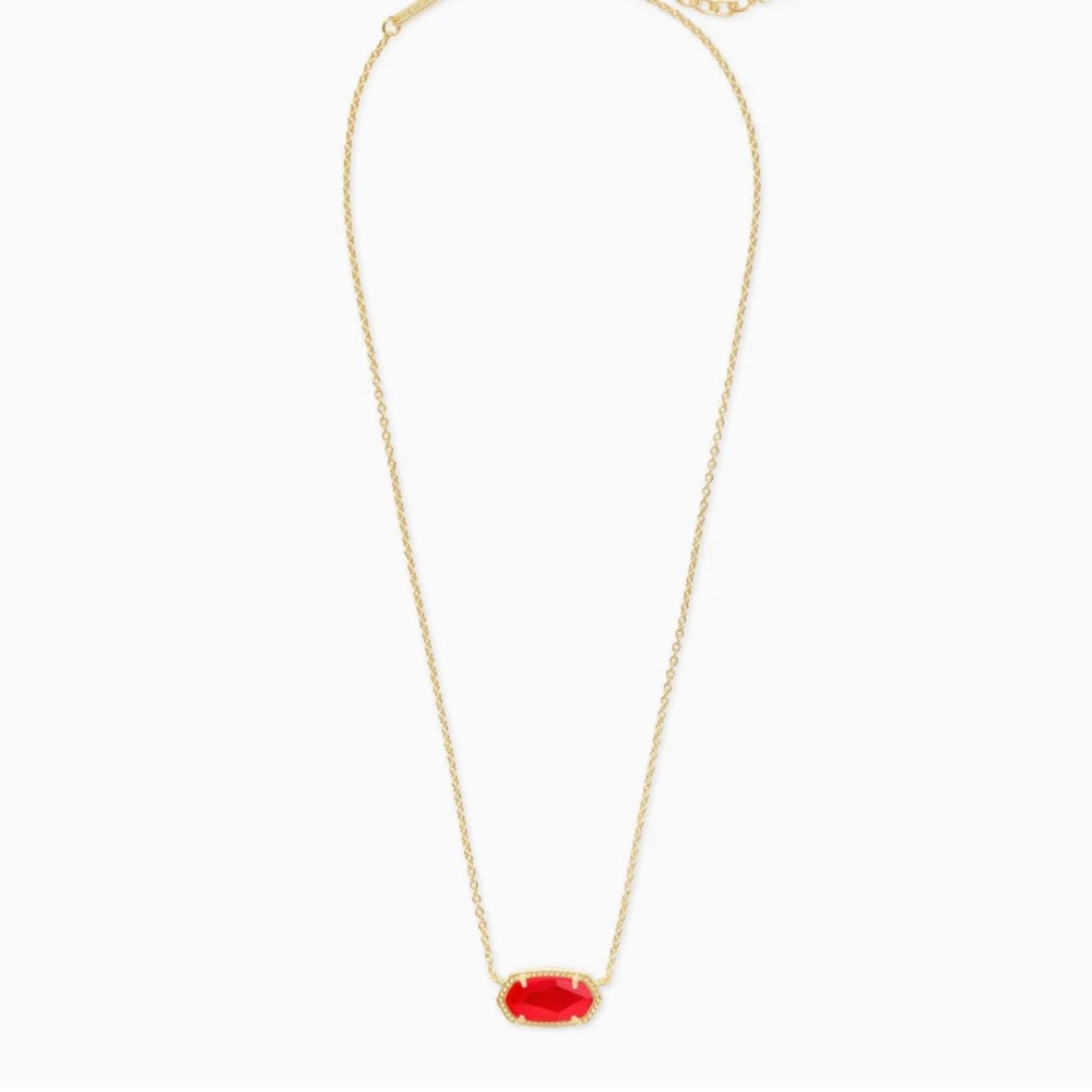 Kendra Scott Elisa Necklace Red